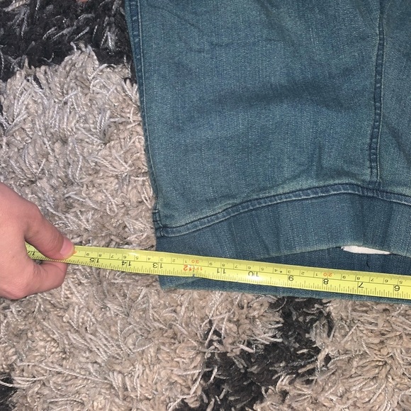 PRAIRIE UNDERGROUND Ruched Leg Pull On Glove Denim Jeggings Skinny Jeans Size XS - Picture 7 of 8